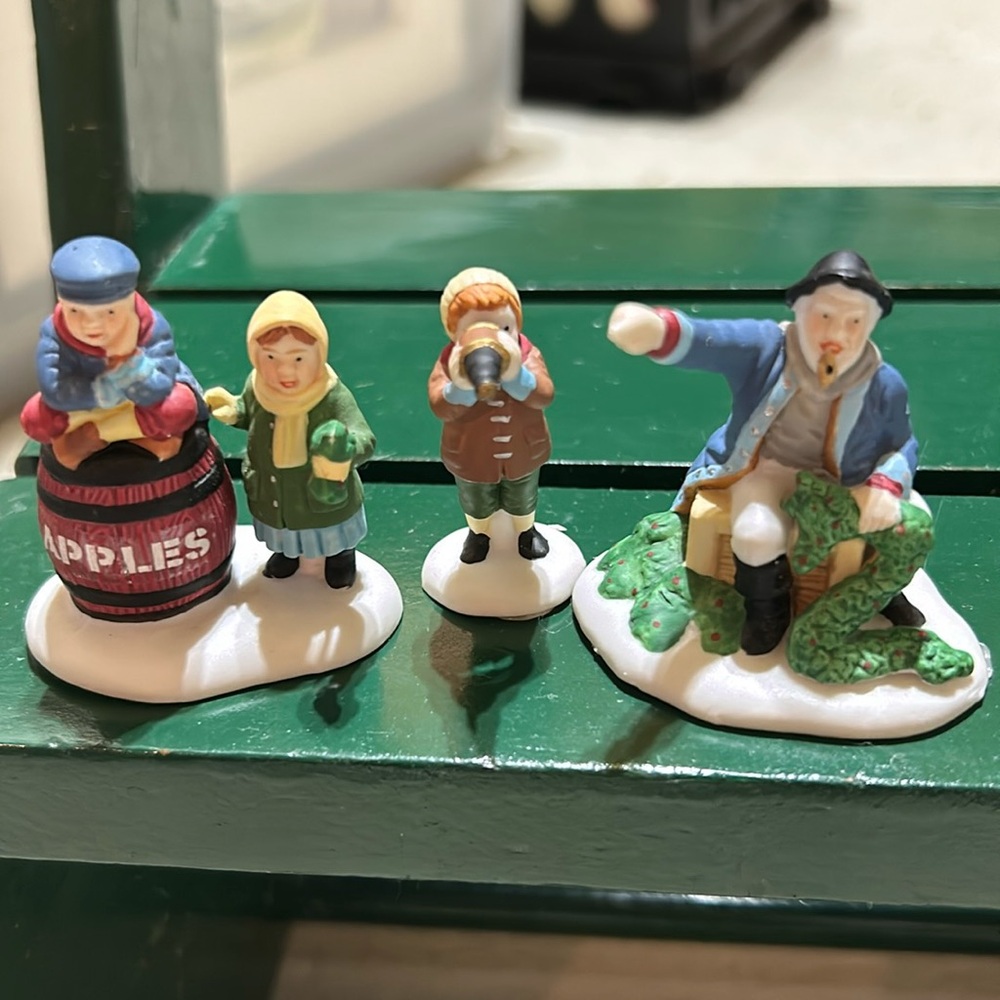 The old Man and the Sea.  Dept 56 figurines.